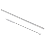 Stainless Steel Straw with Pipe Cleaner Brush