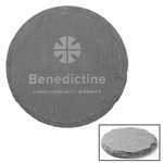 Natural Slate Stone Round Coaster