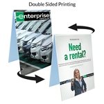 5 x 7 Plastic Table Tent Sign - Double Sided