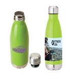 Solana 17 oz 304 Stainless Steel Vacuum Bottle with Copper Lining - 24Hr Cold & 12Hr Hot