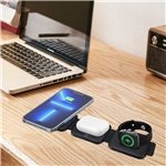 Denver 3 in 1 Magnetic Wireless Charger - 15W Fast Charging
