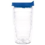 Clear Tumbler with Blue (PMS 653)Lid