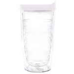 Clear Tumbler with Frosted Lid