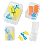 Foam Ear Plug Set In Case - Corded