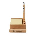 Bamboo Desk Organizer with Phone Holder