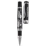 Cosimo Bettoni® Rollerball Pen - Chrome Map Design
