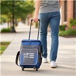 Koozie® Two-Tone Tailgate Rolling Cooler - Heat Sealed & Retractable