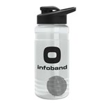 Groove – 20 oz Tritan™ Shaker bottle with Drink thru lid and Mixing ball - BPA-Free & Odor-Resistant