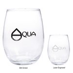 15 oz Wine Glass - Stemless & Soda-Lime