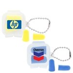 Soft Foam Earplugs in Reusable Case - ANSI Certified