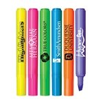 Brite Spots® Fluorescent Highlighters with Solid Barrel - USA Made