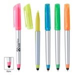 Trilogy Highlighter Stylus Pen - Twist Action & Multi-function