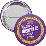 1-1/2 Round Safety Pin Button - Laminated