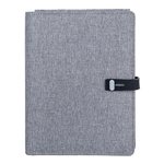 Binghamton RPET Padfolio w/ Wireless Phone Charger