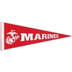 12 x 30 Colored Felt Pennant - With 1 sewn Strip
