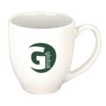 15 oz White Ceramic Coffee Mug