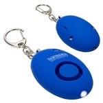 Soft-Touch LED Light & Alarm Key Chain