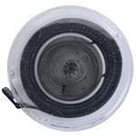 Clear with Black Tape and Button
