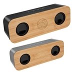 Chrome & Bamboo Wireless Speaker