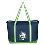 Navy with Lime Green