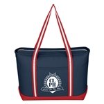Navy with Red