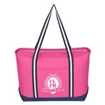 Pink with Navy Trim