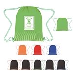 Connect The Dots Non-Woven Drawstring Bag - Water Resistant