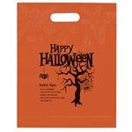 Happy Halloween Die Cut Bag Flexo Ink - Plastic & Gusseted