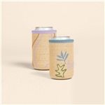 Liam Burlap Neoprene Can Insulator - Collapsible