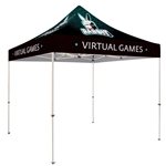 10' Standard Tent Kit (Full-Bleed Dye Sublimation) - Weather-resistant & Portable