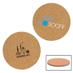 Cork & Fiberboard Round Beverage Coaster