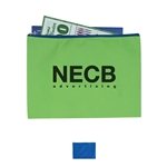 Non-Woven Document Sleeve With Zipper - Water Resistant