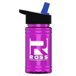 Black-with-Blue-Spout / Transparent Hot Pink