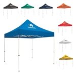 10' Standard Tent Kit (Full-Color Imprint, 2 Locations) - Weather Resistant & Portable