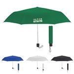 42 Arc Telescopic Umbrella with 100% RPET Canopy - Recycled Materials & Aluminum Frame