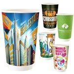 16 oz Full Color Paper Cup - FSC Certified