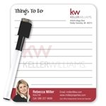 Memo Magnet Dry Erase - Rnd Corner - Magnetic Pen