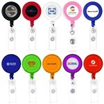 Round Retractable Badge Holder