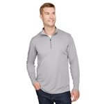 Team 365 Men's Zone Sonic Heather Performance Quarter-Zip - Moisture Wicking & UV Protection