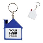 House Tape Measure With Release Button And Key Tag