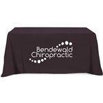 Flat 4-sided Table Cover - fits 6 foot standard table: Poly-Cotton - Rounded Corners