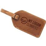 Barranca Canyon Leather Luggage Tag