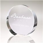 Arredon Il Large Crystal Disc - Angle Cut