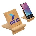 FSC® Bamboo Portable Phone Stand - Collapsible & Travel-Friendly