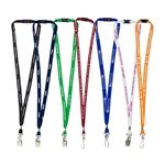 PALMER 3/8 Silkscreen Lanyard with FREE Breakaway Safety Release - Polyester