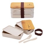 Savory Lunch Box Set - Wheat Straw & Bamboo