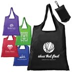 Santorini - Foldaway Shopping Tote Bag - 210D Polyester - 15lb Capacity