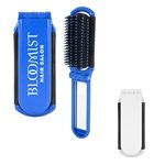 Kwik-Fix Folding Brush With Mirror