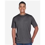 Team 365 Men's Sonic Heather Performance T-Shirt - Moisture Wicking & UV Protection