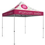 10' Deluxe Tent Kit (Full-Bleed Dye Sublimation) - Weather Resistant & Portable